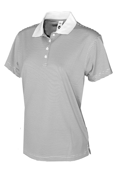 Women's Mini Stripe Polo