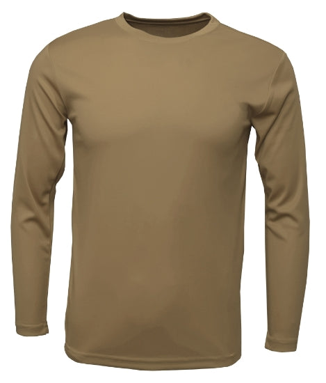 100% Polyester Long Sleeve Tee