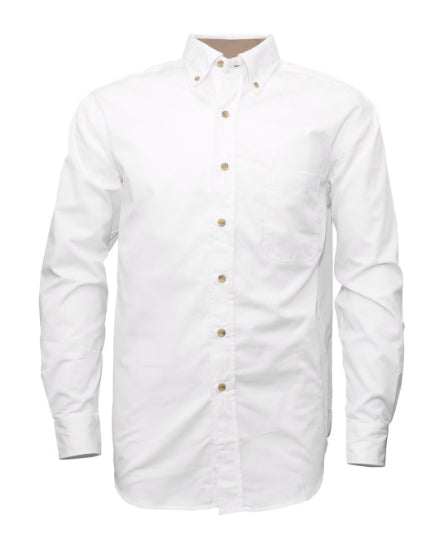 Youth Twill Long Sleeve Button-Up
