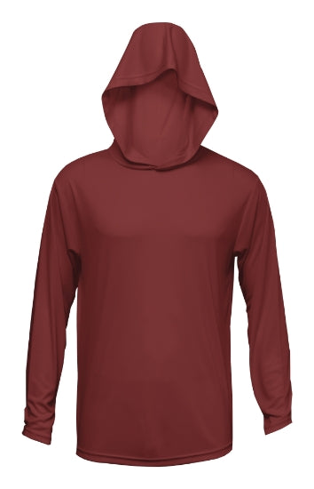 100% Polyester Long Sleeve Performance Hoodie