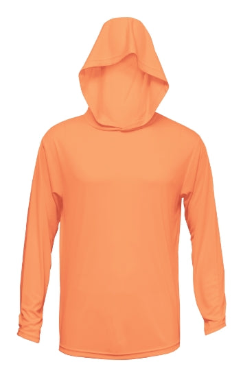 100% Polyester Long Sleeve Performance Hoodie