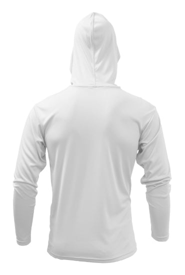 White Youth Performance Hoodie