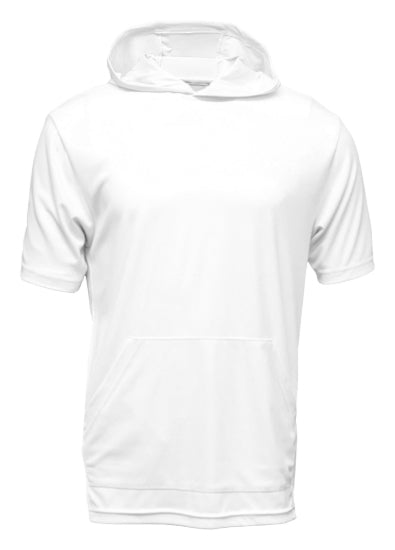 Youth 100% Polyester Short Sleeve Performance Hoodies