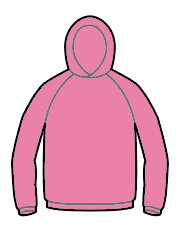 100% Polyester Long Sleeve Performance Hoodie