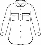 Women's Long Sleeve Vented Button-Up Shirts