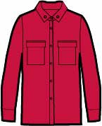 Men's Long Sleeve Vented Button Up Shirt