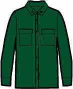 Men's Long Sleeve Vented Button Up Shirt