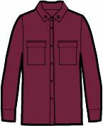 Men's Long Sleeve Vented Button Up Shirt