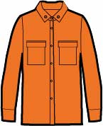 Men's Long Sleeve Vented Button Up Shirt