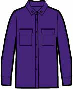 Men's Long Sleeve Vented Button Up Shirt