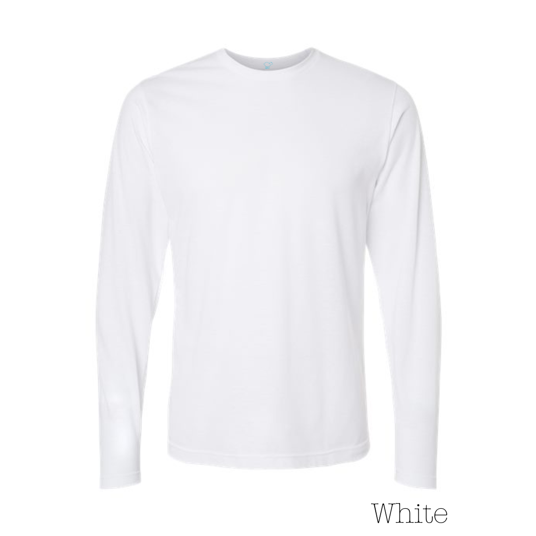 White 65/35 Long Sleeve Tee