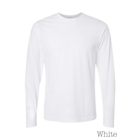 White 65/35 Long Sleeve Tee
