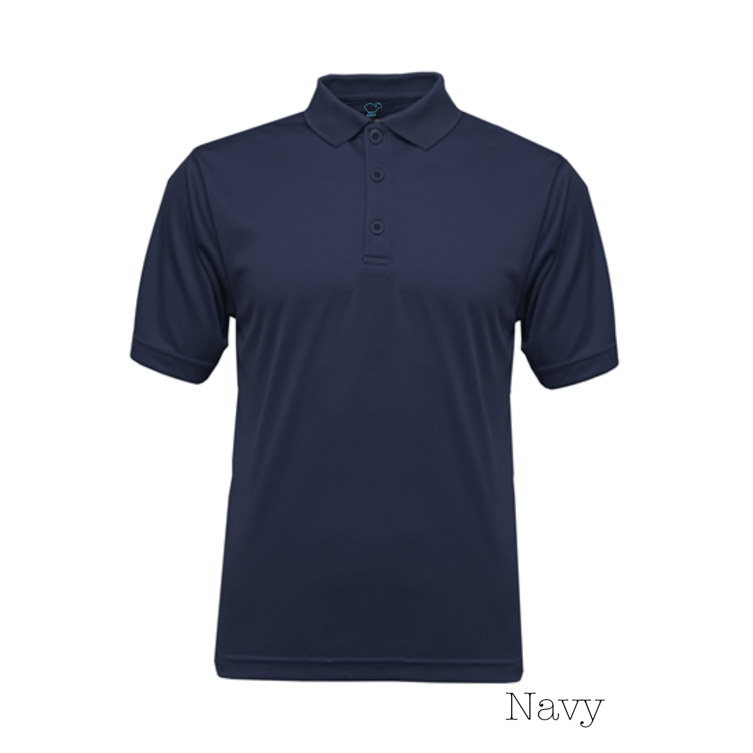 Navy Men's Solid Polo Shirt