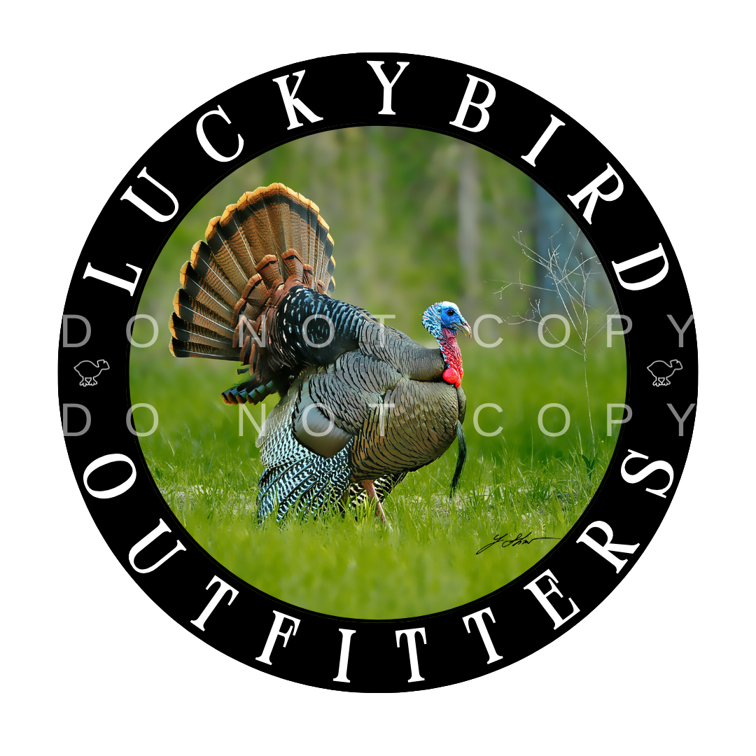 LuckyBird Outfitters Performance Hoodie with Turkey Print