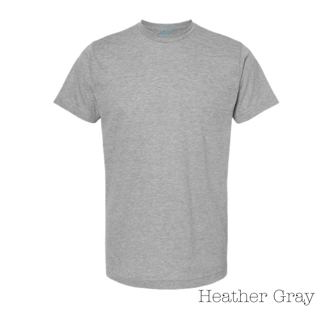Heather Gray 65/35 Short Sleeve Tee