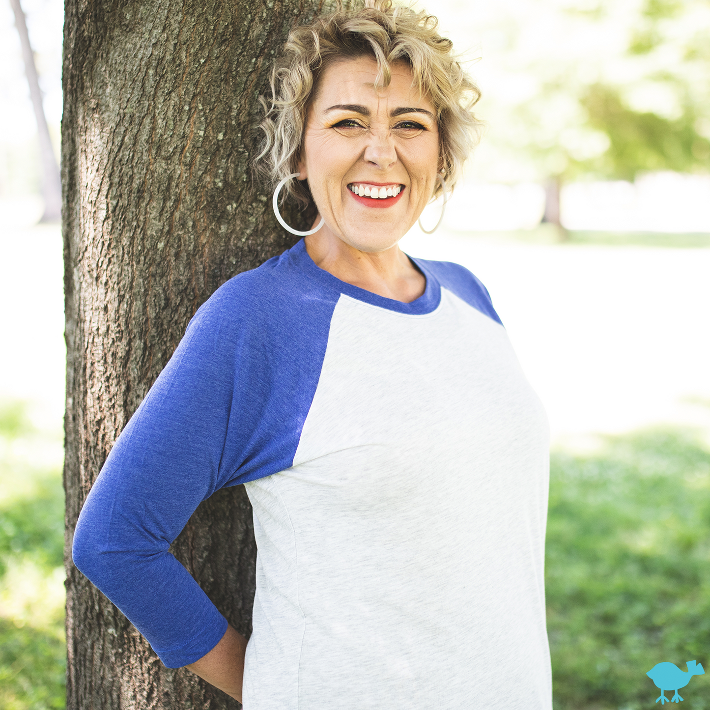 Royal Blue 3/4 Sleeve Raglan