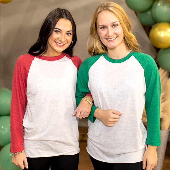 Tri-Blend 3/4 Sleeve Raglans