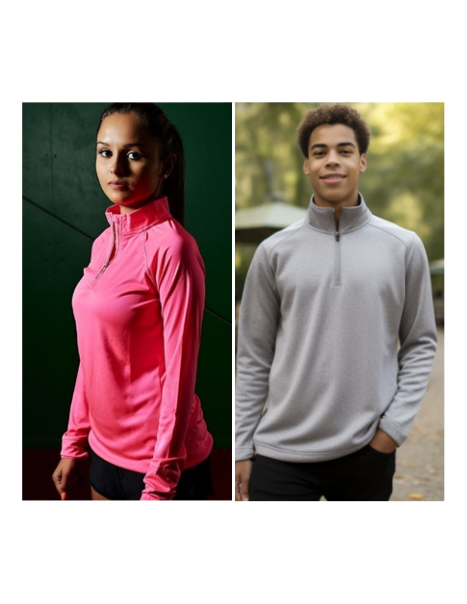 Long Sleeve Quarter Zips