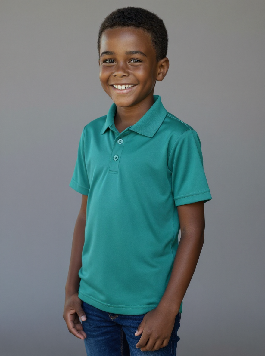 Youth Solid Polo Shirts