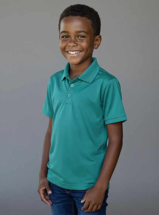 Youth Solid Polo Shirts