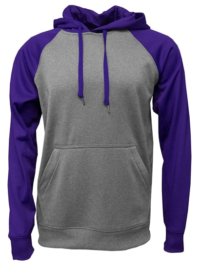 Adults Raglan Fleece Hoodie