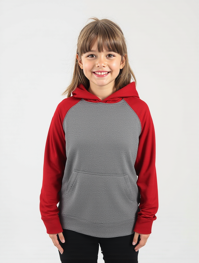 Youth Raglan Fleece Hoodie
