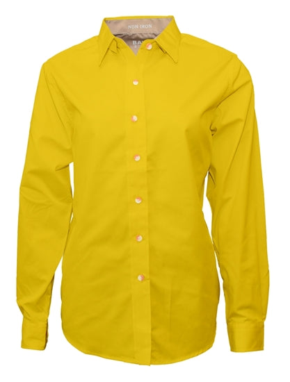 Women's Twill Long Sleeve Button-Up