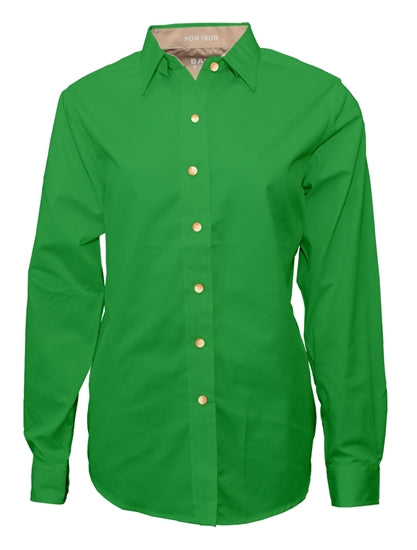 Women's Twill Long Sleeve Button-Up