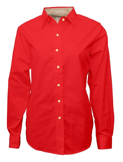 Women's Twill Long Sleeve Button-Up