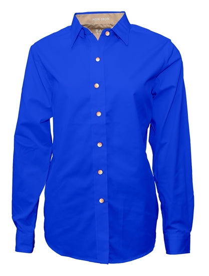 Women's Twill Long Sleeve Button-Up