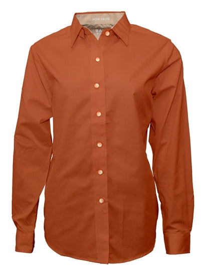 Women's Twill Long Sleeve Button-Up