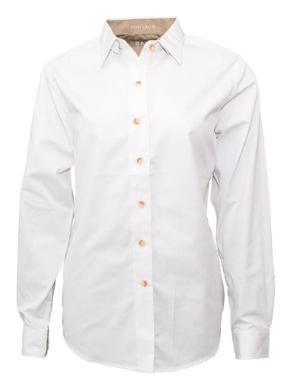 Women's Twill Long Sleeve Button-Up