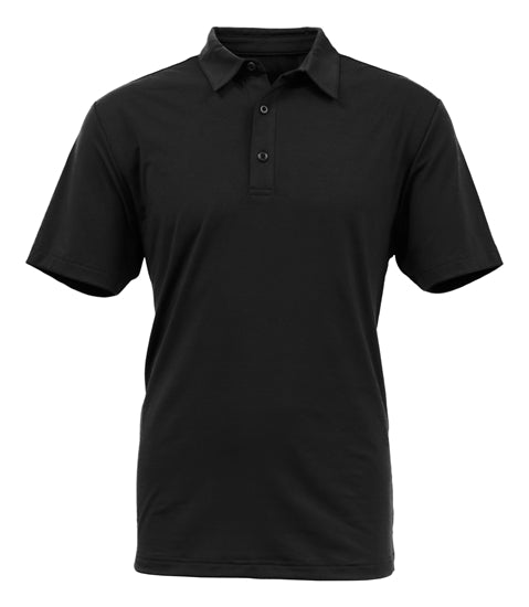 Men's Solid Spandex Polo