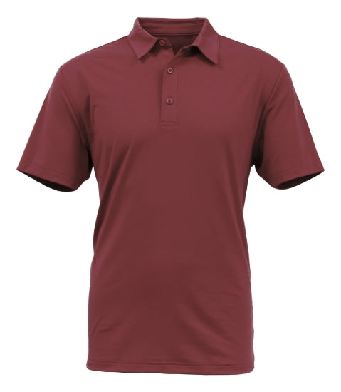 Men's Solid Spandex Polo