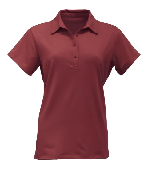 Women's Solid Spandex Polo