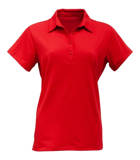 Women's Solid Spandex Polo