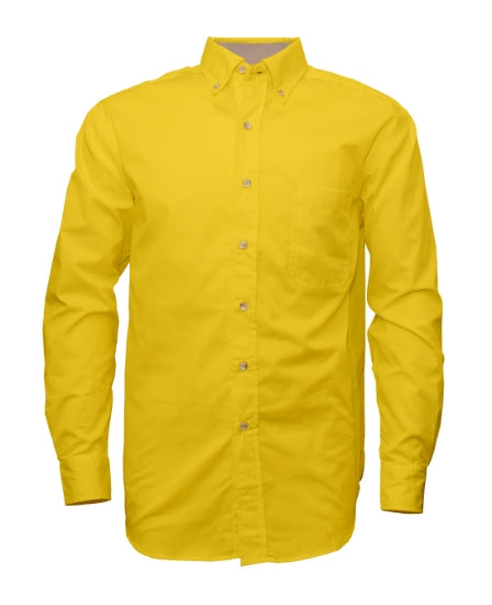 Men's Twill Long Sleeve Button-Up