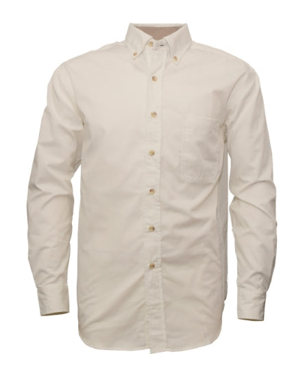 Men's Twill Long Sleeve Button-Up