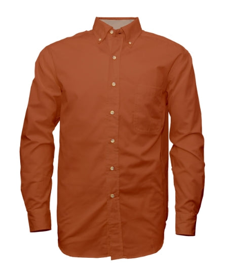 Youth Twill Long Sleeve Button-Up