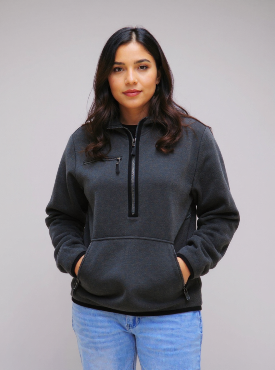 Adult Fleece 1/2 Zip Jacket