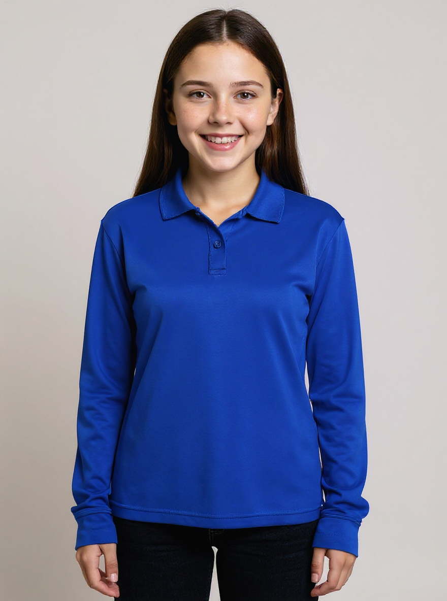 Youth Long Sleeve Polo