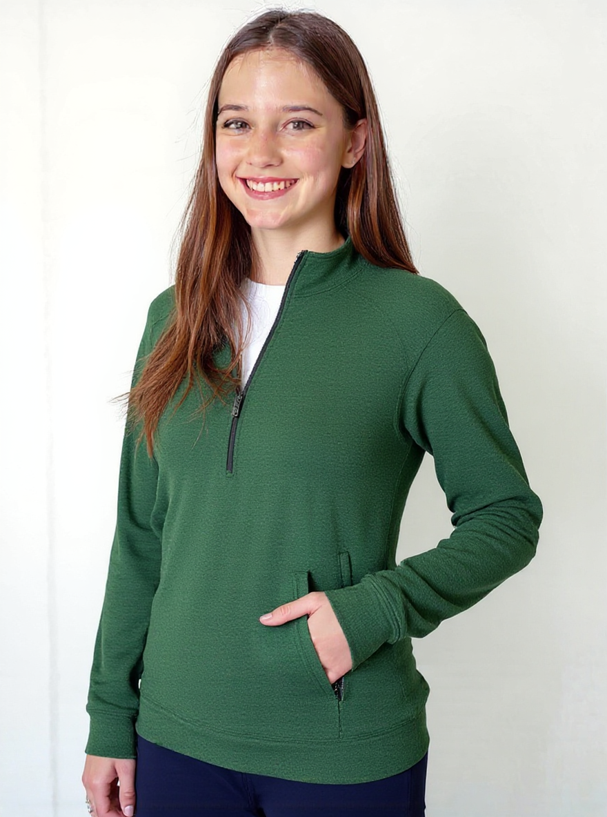 Youth Tri-Blend Quarter Zip