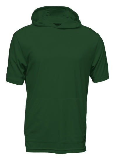 Youth 100% Polyester Short Sleeve Performance Hoodies