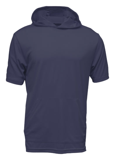 Youth 100% Polyester Short Sleeve Performance Hoodies
