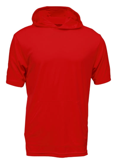 Youth 100% Polyester Short Sleeve Performance Hoodies