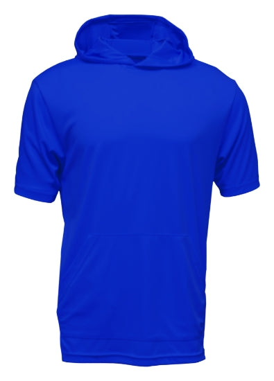 Youth 100% Polyester Short Sleeve Performance Hoodies