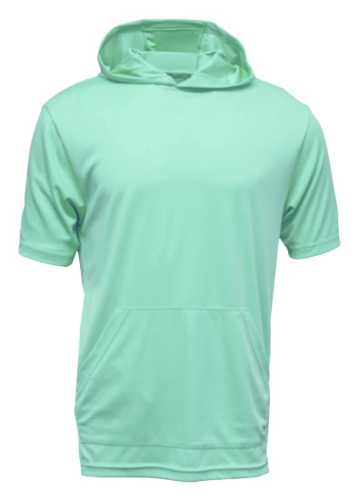 Youth 100% Polyester Short Sleeve Performance Hoodies