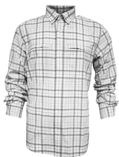Men's Long Sleeve Plaid Vented Button Up Shirts