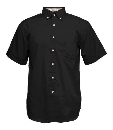 Men's Twill Short Sleeve Button-Up