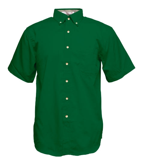 Men's Twill Short Sleeve Button-Up
